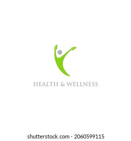 People Wellness Logo Design Vector