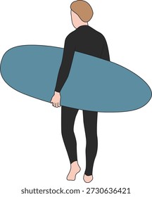 Personas mientras hace vacaciones o ilustración de vacaciones