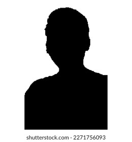 People white and black vector