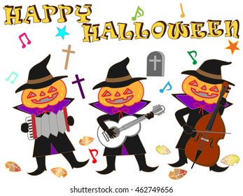 People who disguise itself by Halloween, and enjoy music.