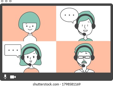 People who enjoy conversations remotely