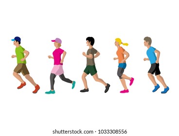 People who enjoy jogging