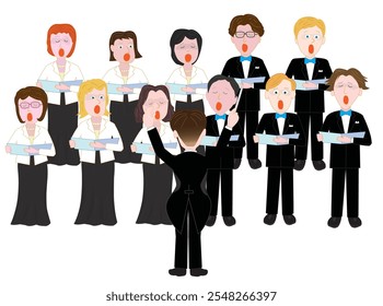 People who love to sing are holding chorus concerts.
