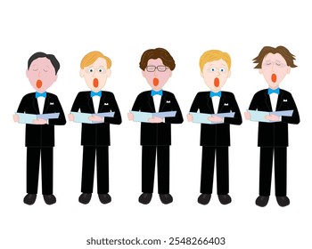 People who love to sing are holding chorus concerts.