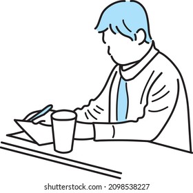 People who read documents at meetings, study, work, etc.