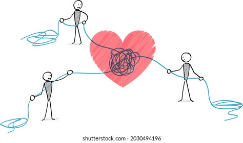 People who untie the strings of heart