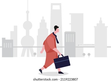 People who walk to work