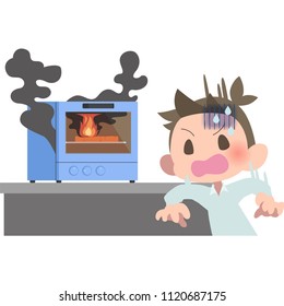 People who will panic because the oven burned