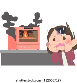 People who will panic because the oven burned
