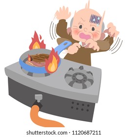 People who will panic because the frying pan burned