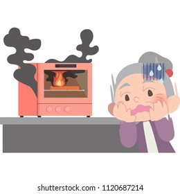 People who will panic because the oven burned