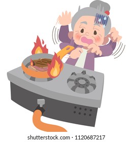 People who will panic because the frying pan burned