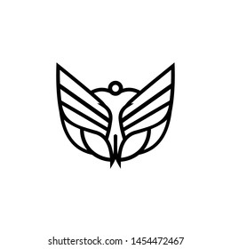 people and wing logo template