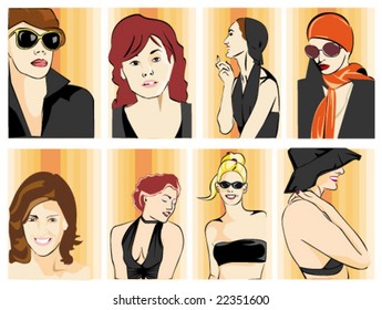 'people' 'women' 'face'