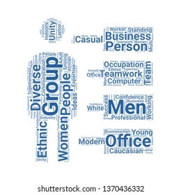 people word cloud. tag cloud about people