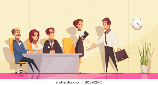 
People at work in the office