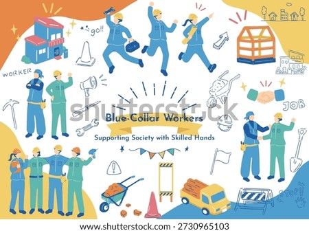 people working at a construction site