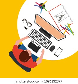people working creative process