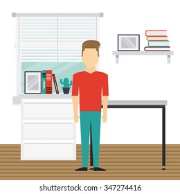 people working design, vector illustration eps10 graphic 