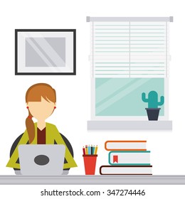 people working design, vector illustration eps10 graphic 