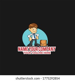 people working logo icon vector