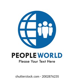 People world logo template illustration