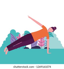 people yoga activity