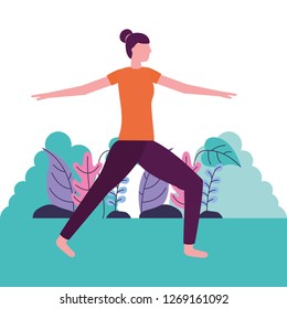 people yoga activity