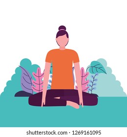 people yoga activity