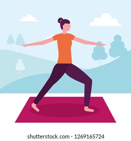 people yoga activity