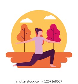 people yoga activity