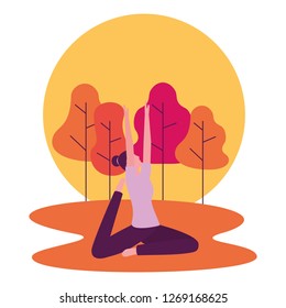 people yoga activity