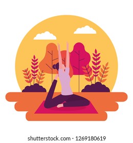 people yoga activity