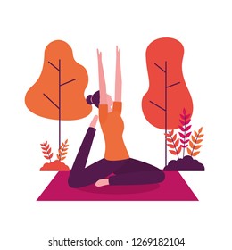 people yoga activity 