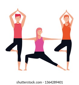 people yoga poses