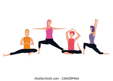people yoga poses