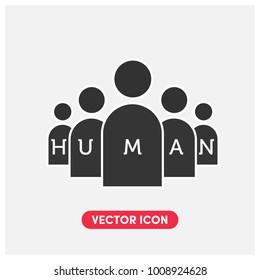 People,Human Vector Icon Illustration.Premium Quality.