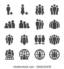 People,population Icon Set