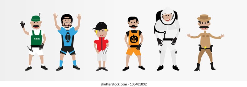 People's Collection ( Set of 6 Quality color character )