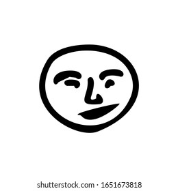 people's faces icon vector illustration