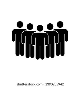 Peoples group icon. Vector illustration