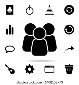 peoples icon. Universal set of web for website design and development, app development
