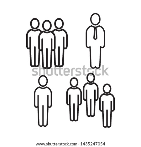 peoples icon vector design template