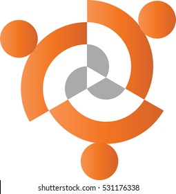 Peoples logo concept