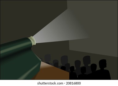  peoples in the theatres	