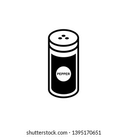peper bottle icon outline vector