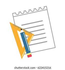 peper notebook with study tools