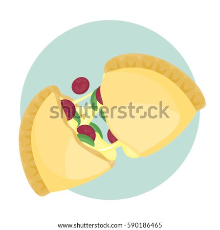 Peperoni and Cheese Calzone