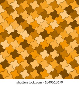 pepita classic ornament. vector seamless pattern. gold mosaic repetitive background. fabric swatch. wrapping paper. modern stylish texture. design element for apparel, textile, home decor, phone case