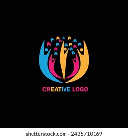 Pepole Logo Design Vector Template Icon Modern